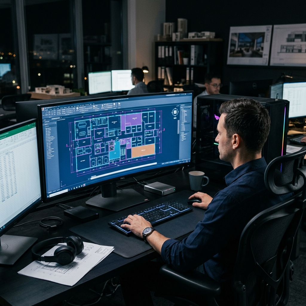 Professional UFH CAD Design Workstation
